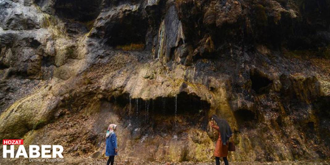 Pülümür'deki Ağlayan Kayalar, Turistlerin Gözdesi Oldu 3